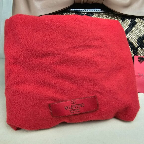 Valentino Garavani Bow Top Handle Bag • Rare Snakeskin Jacquard • Italy - Picture 16 of 16